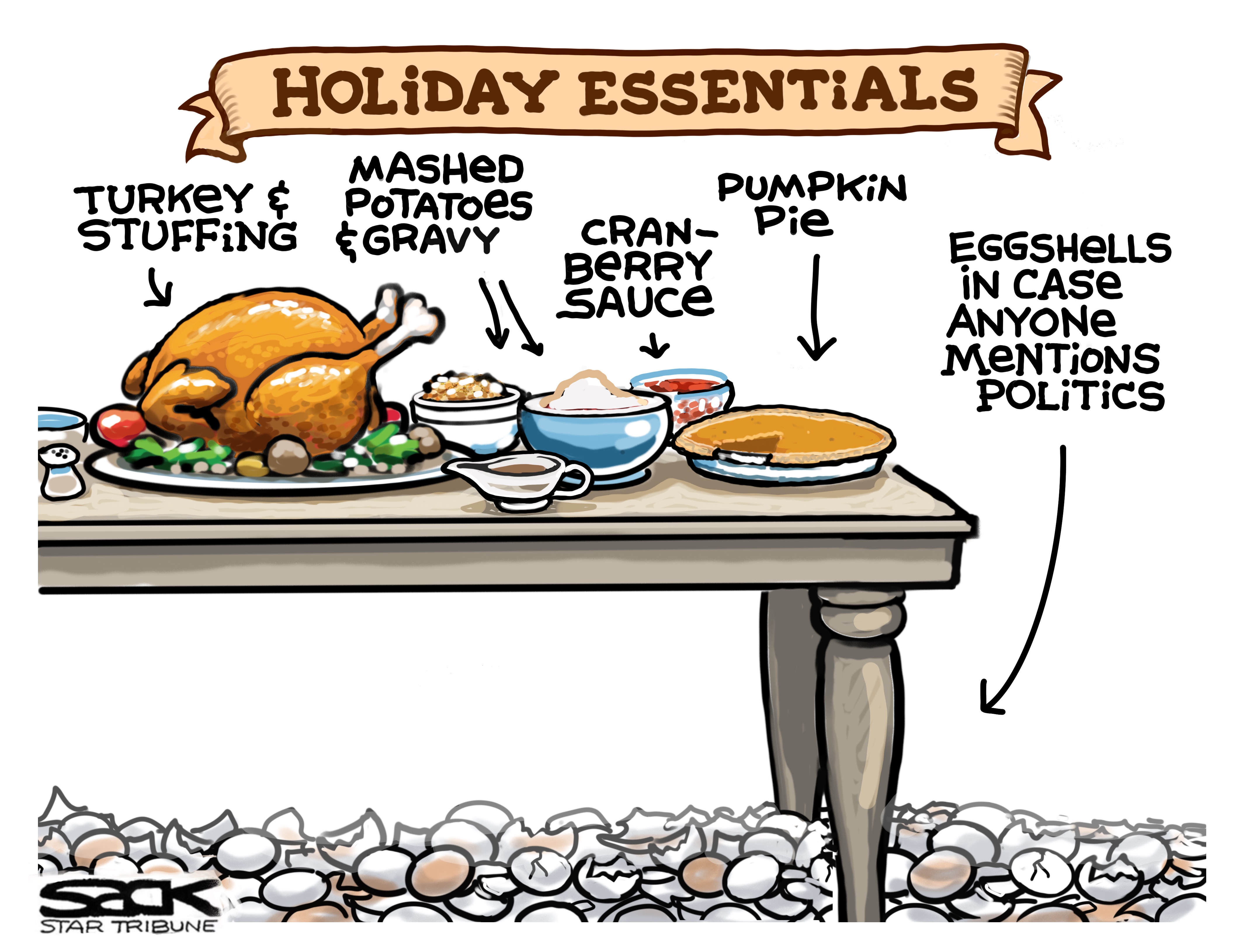 5 gut-bustingly funny cartoons about politics and Thanksgiving | The Week
