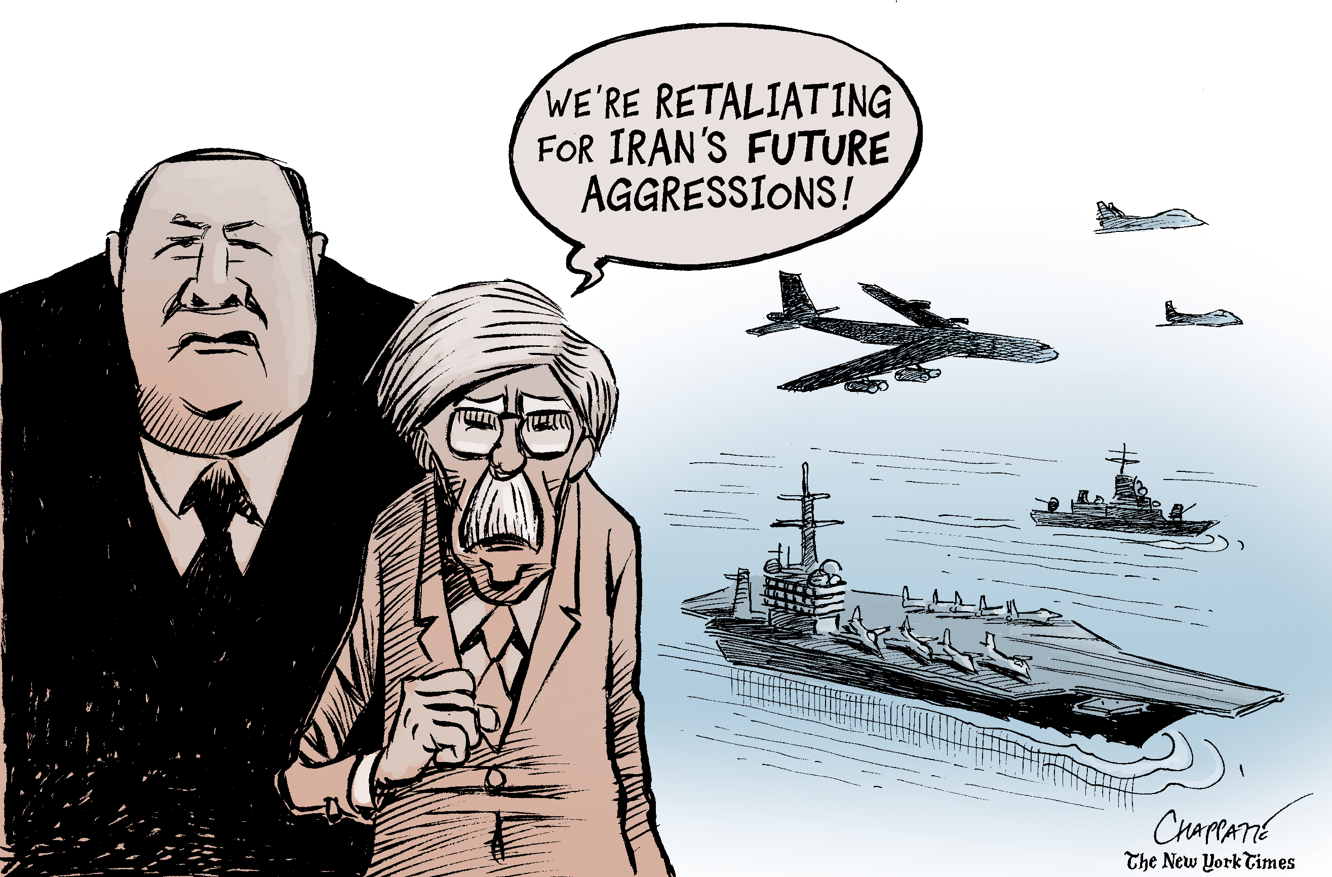5 brutally funny cartoons about Iran hawks' march to war | The Week