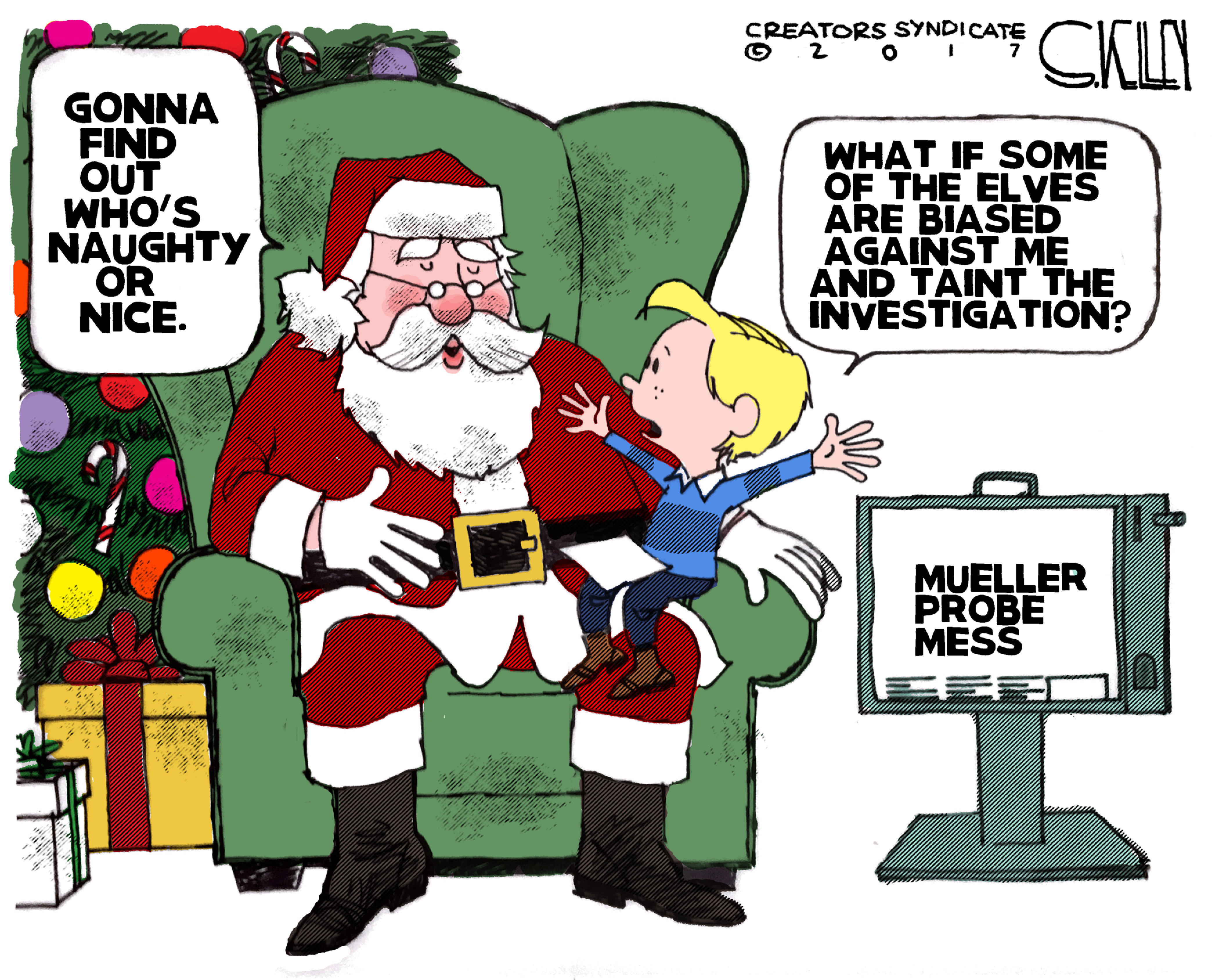 11 hilarious Christmas-themed political cartoons | The Week