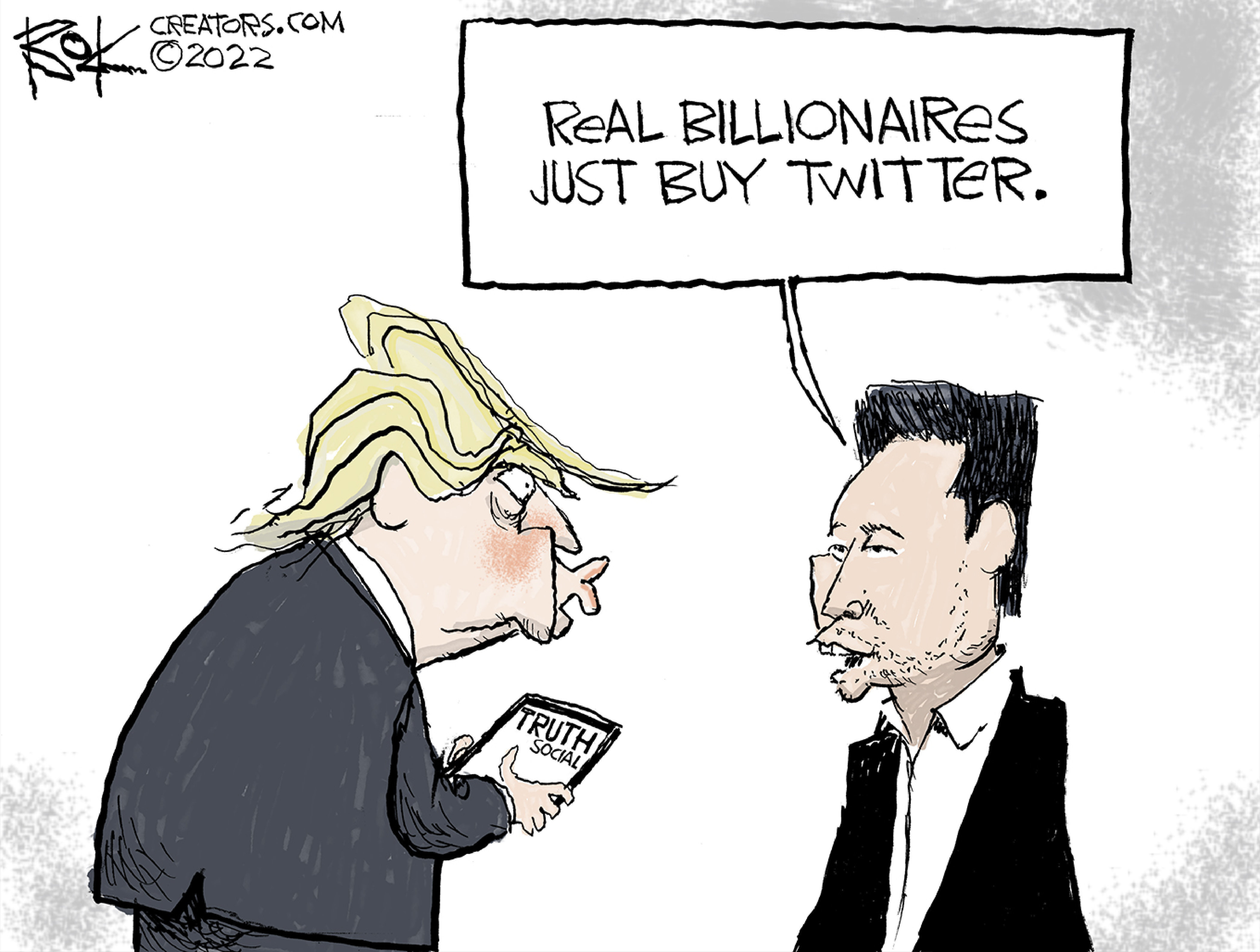 5 scathingly funny cartoons about Elon Musk's Twitter bid ...