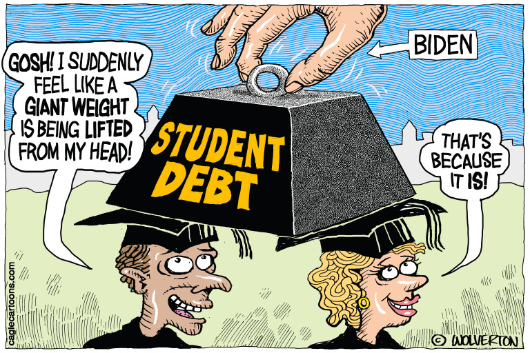 7 cartoons about Biden's student debt relief | The Week