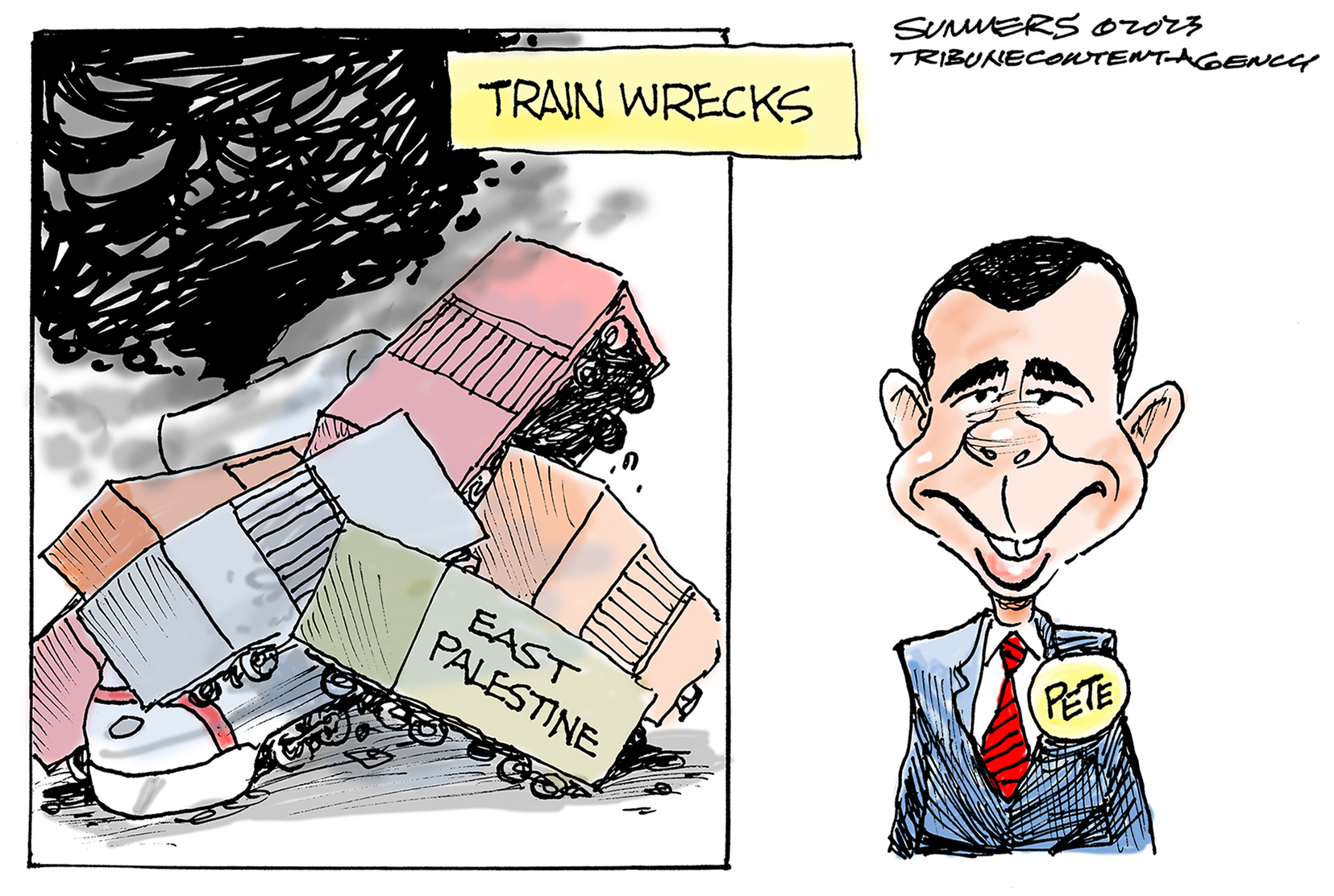 7 outraged cartoons about the Ohio train derailment | The Week