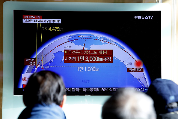 North Korea tested a missile Wednesday that could hit anywhere in the U.S.