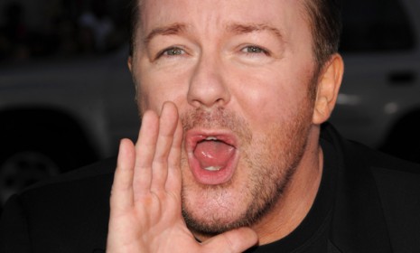 Golden Globes host Ricky Gervais