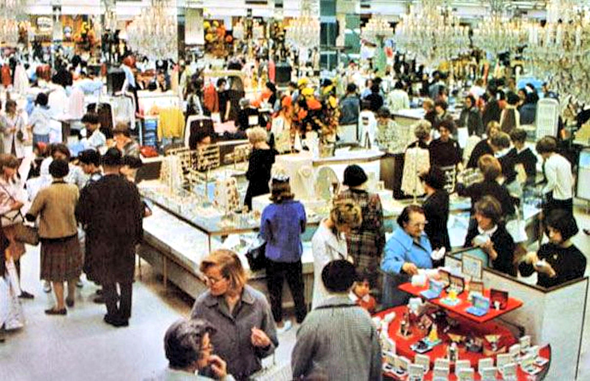 A department store in 1967.