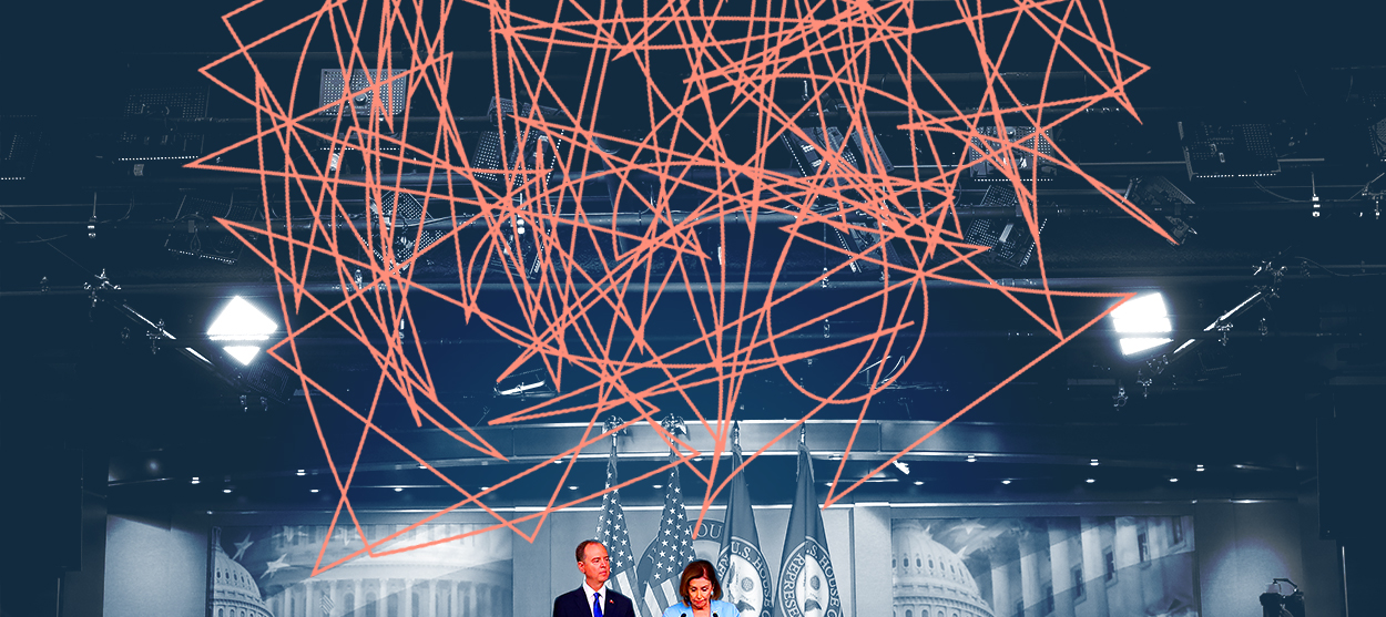 Adam Schiff and Nancy Pelosi.
