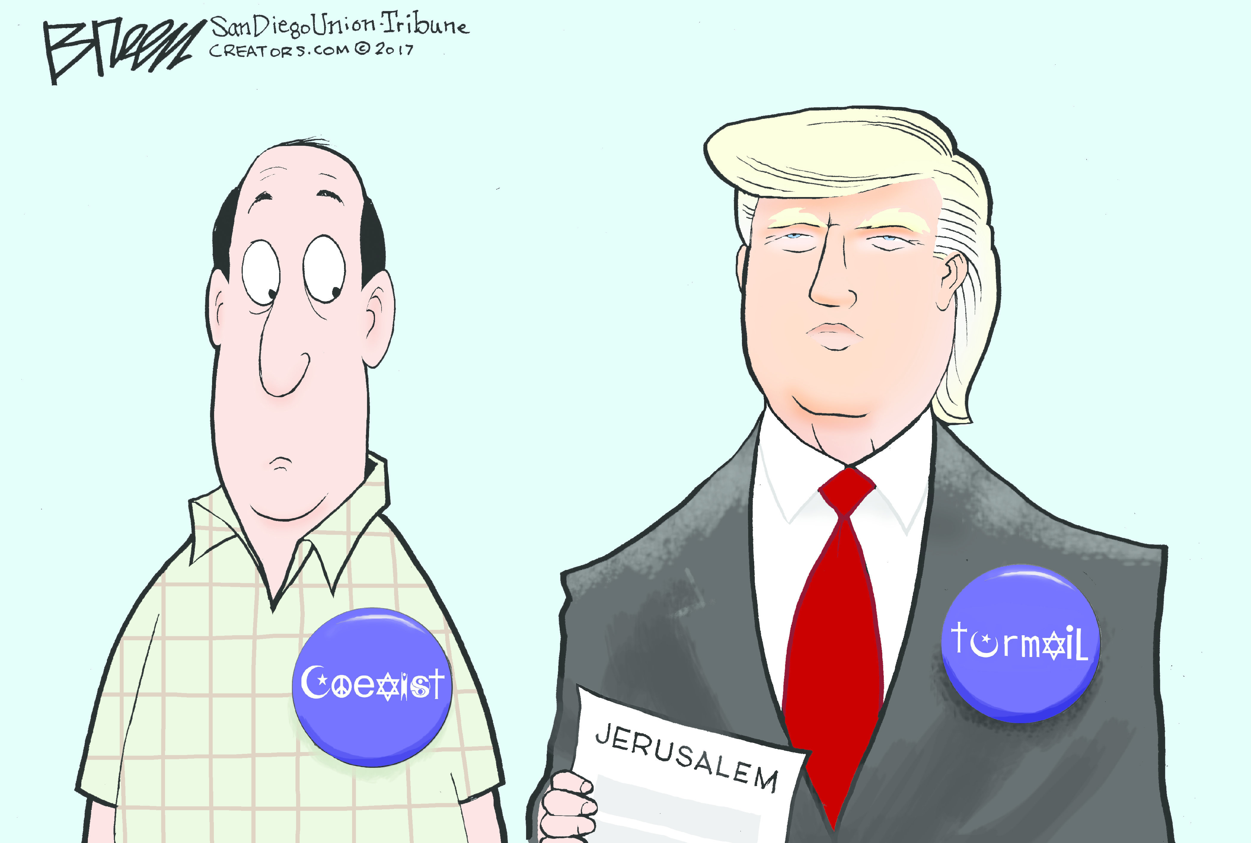 Political cartoon U.S. World Trump Jerusalem | The Week