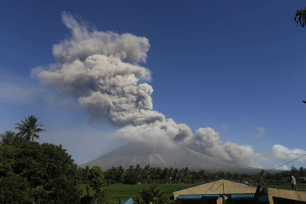 The Mayor volcano in the Philippines.