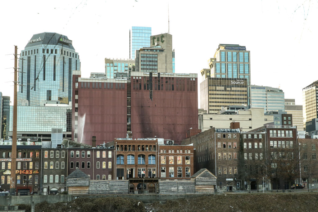 Nashville buildings damaged by the Christmas Day explosion.