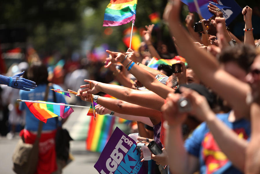 Boy Scouts marched in New York&#039;s gay pride parade for the first time