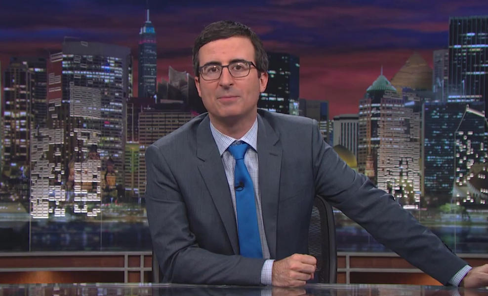 John Oliver&#039;s week off didn&#039;t stop him from predicting last week&#039;s news, two weeks ago
