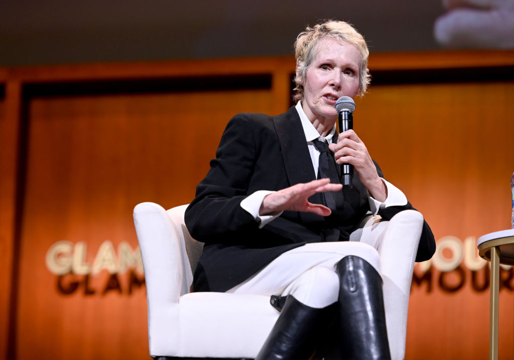E. Jean Carroll speaks onstage during the How to Write Your Own Life panel at the 2019 Glamour Women Of The Year Summit at Alice Tully Hall on November 10, 2019 in New York City.