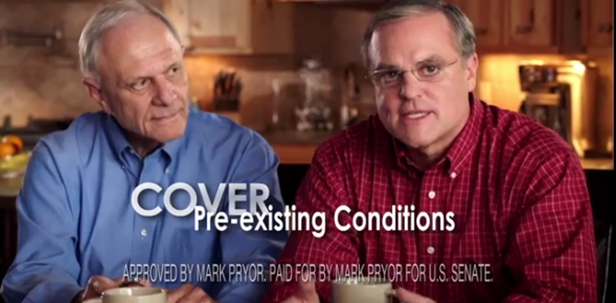 Vulnerable Democratic Senator Mark Pryor embraces ObamaCare in new ad