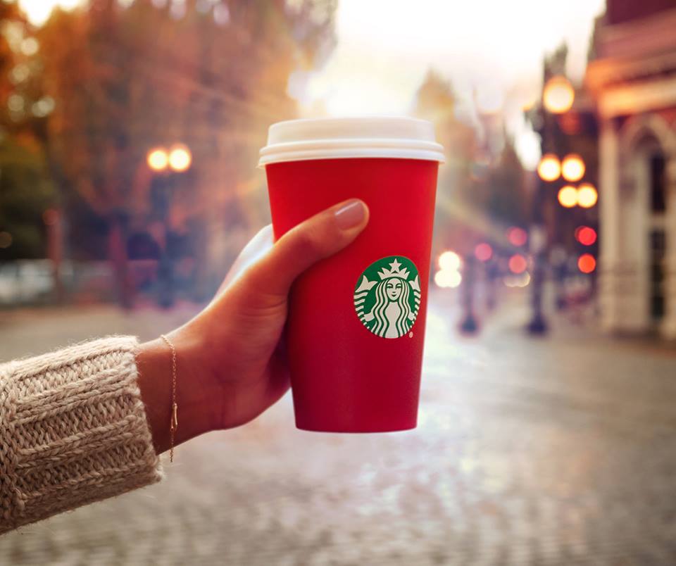 The Starbucks red cup.