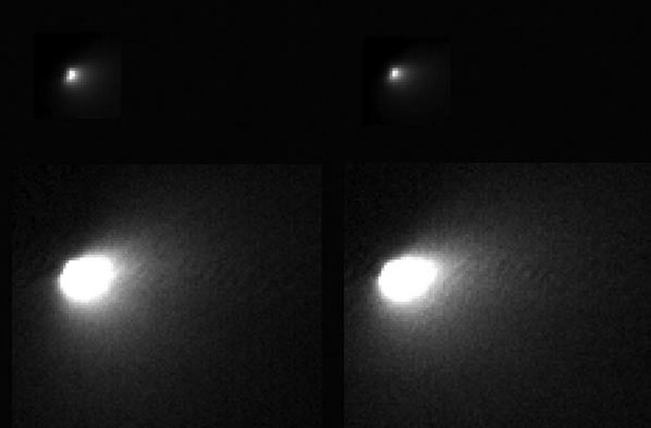 NASA releases first image of comet speeding past Mars