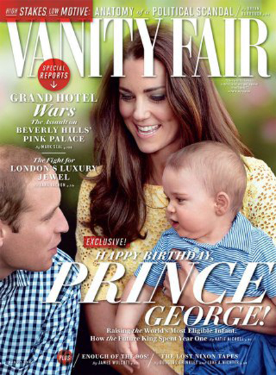 Royal baby lands Vanity Fair cover