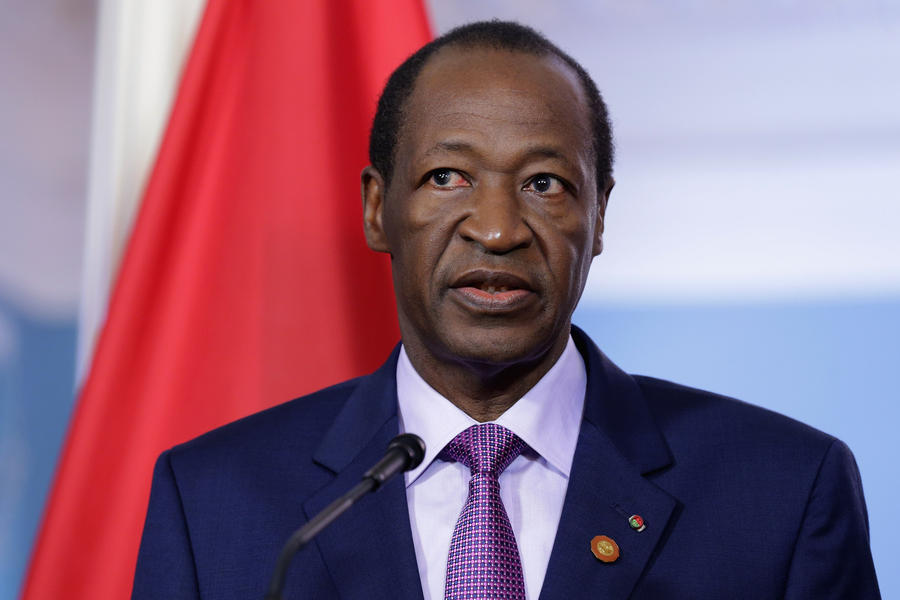 Blaise Compaore, embattled president of Burkina Faso, steps down