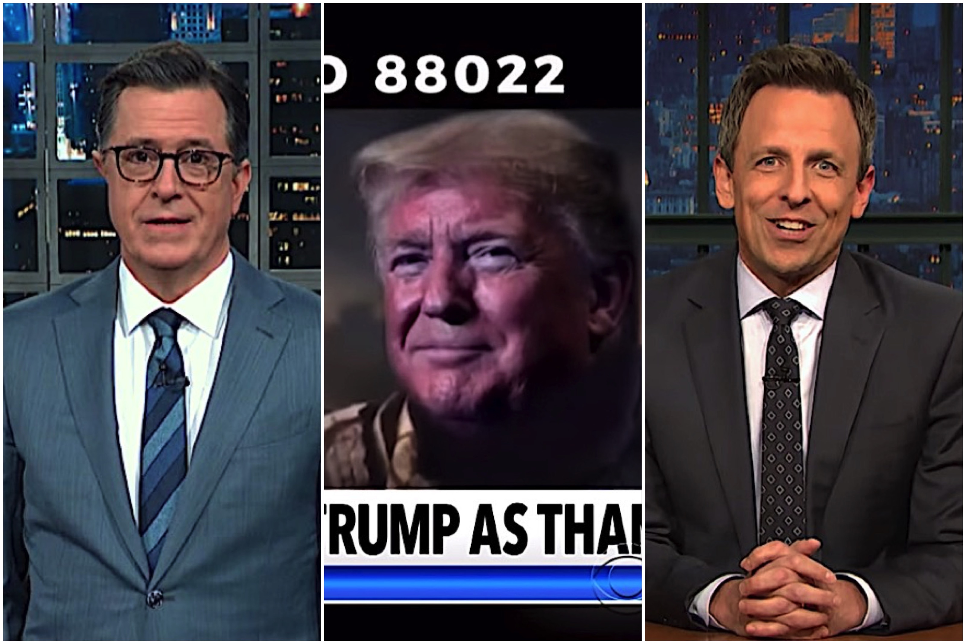 Stephen Colbert and Seth Meyers on Trump and impeachment