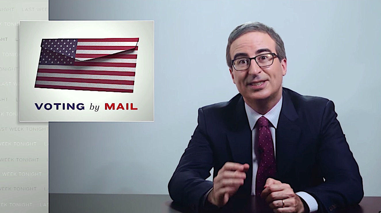 John Oliver on voting by mail