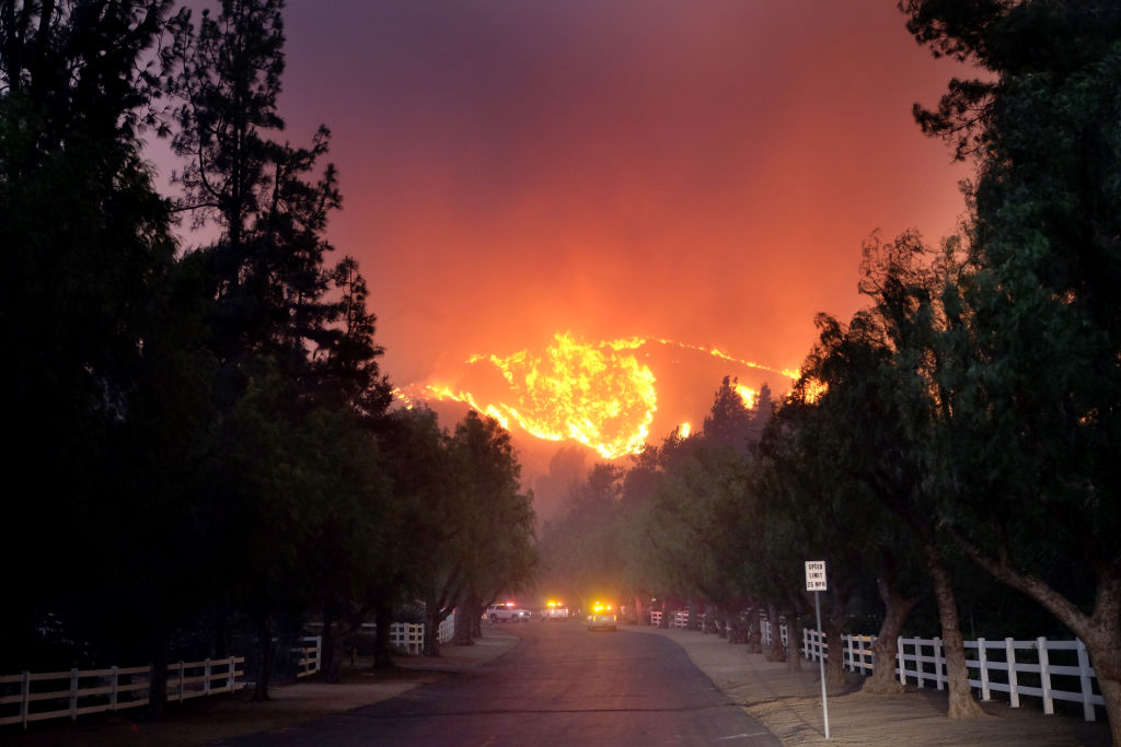 The Woolsey Fire in Southern California
