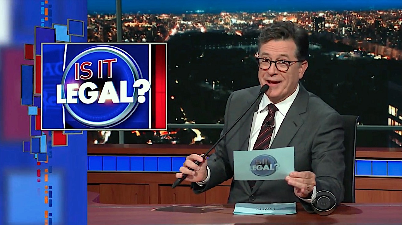 Stephen Colbert laughs at Bill OReilly