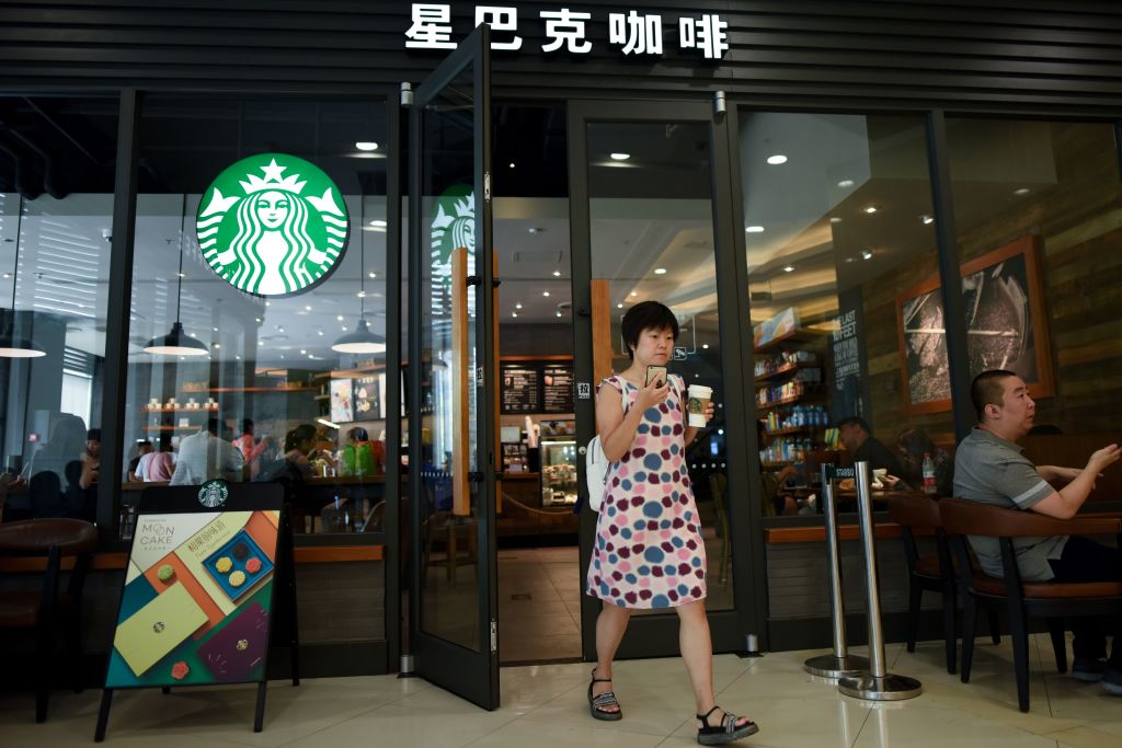 A Starbucks in Beijing.