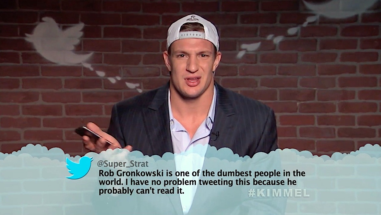 Jimmy Kimmel Live shows Mean Tweets NFL Edition 2