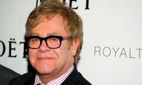 Pop legend Elton John performed at Limbaugh&#039;s wedding.