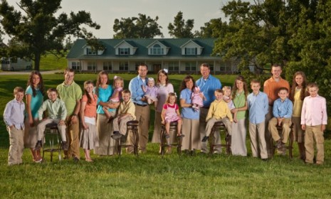 The Duggar family of TLC&#039;s &quot;19 Kids and Counting&quot; consumes three dozen eggs, three loaves of bread, and five pounds of turkey bacon in a typical day.