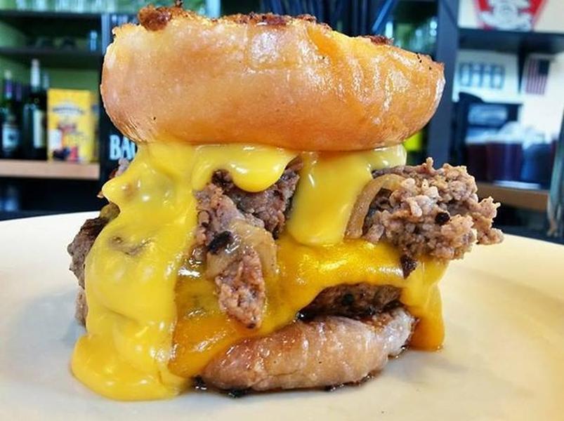 Philadelphia restaurant debuts donut cheesesteak burger