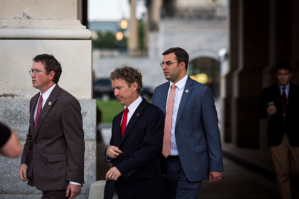  Rep. Thomas Massie (R-Ky.), Sen. Rand Paul (R-Ky.) and Rep. Justin Amash (R-Mich.)