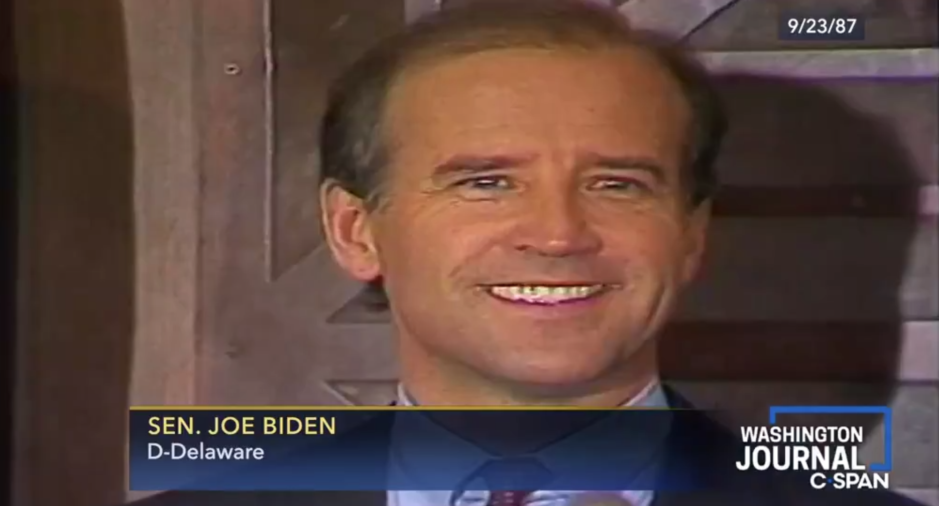 Young Joe Biden. 