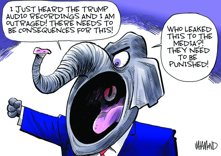 Political Cartoon U.S. GOP Trump Georgia call