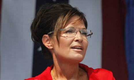 Sarah Palin speaks at a Tea Party rally on July 14 at the Wayne County Fairgrounds in Belleville, Mich.: The former Alaska governor has told Newsweek that she is impatiently waiting for her i