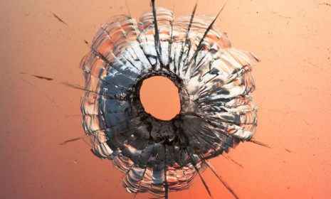 Bullet hole