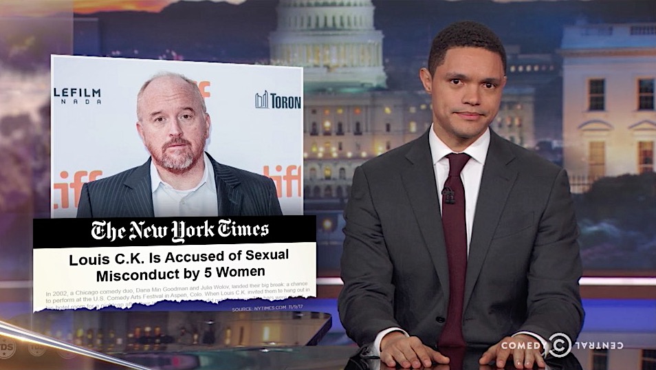 Trevor Noah is disappointed in Louis C.K.