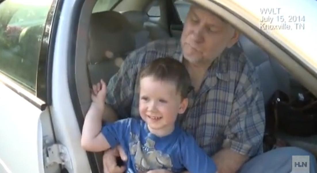 Toddler rescues elderly man locked inside of hot car