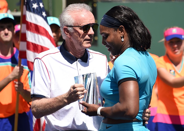 Raymond Moore and Serena Williams.
