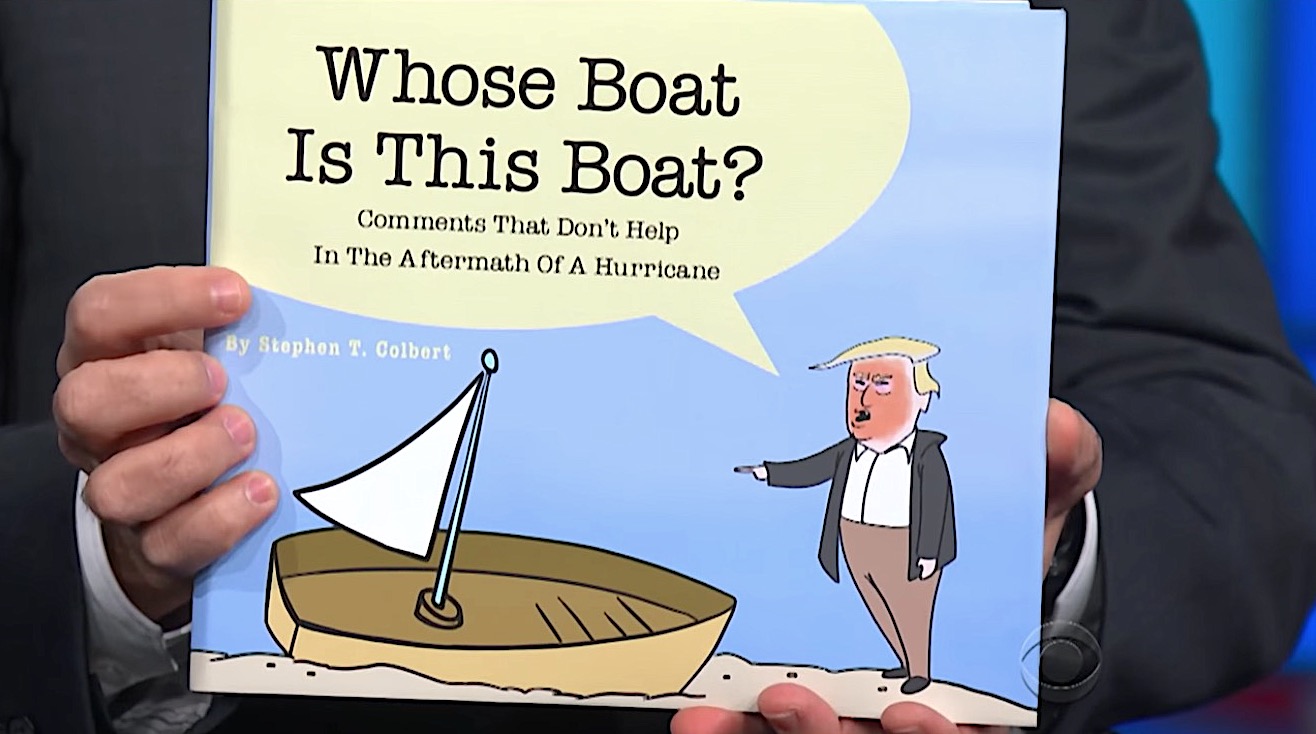 The Late Show turned Trump quotes into a children book
