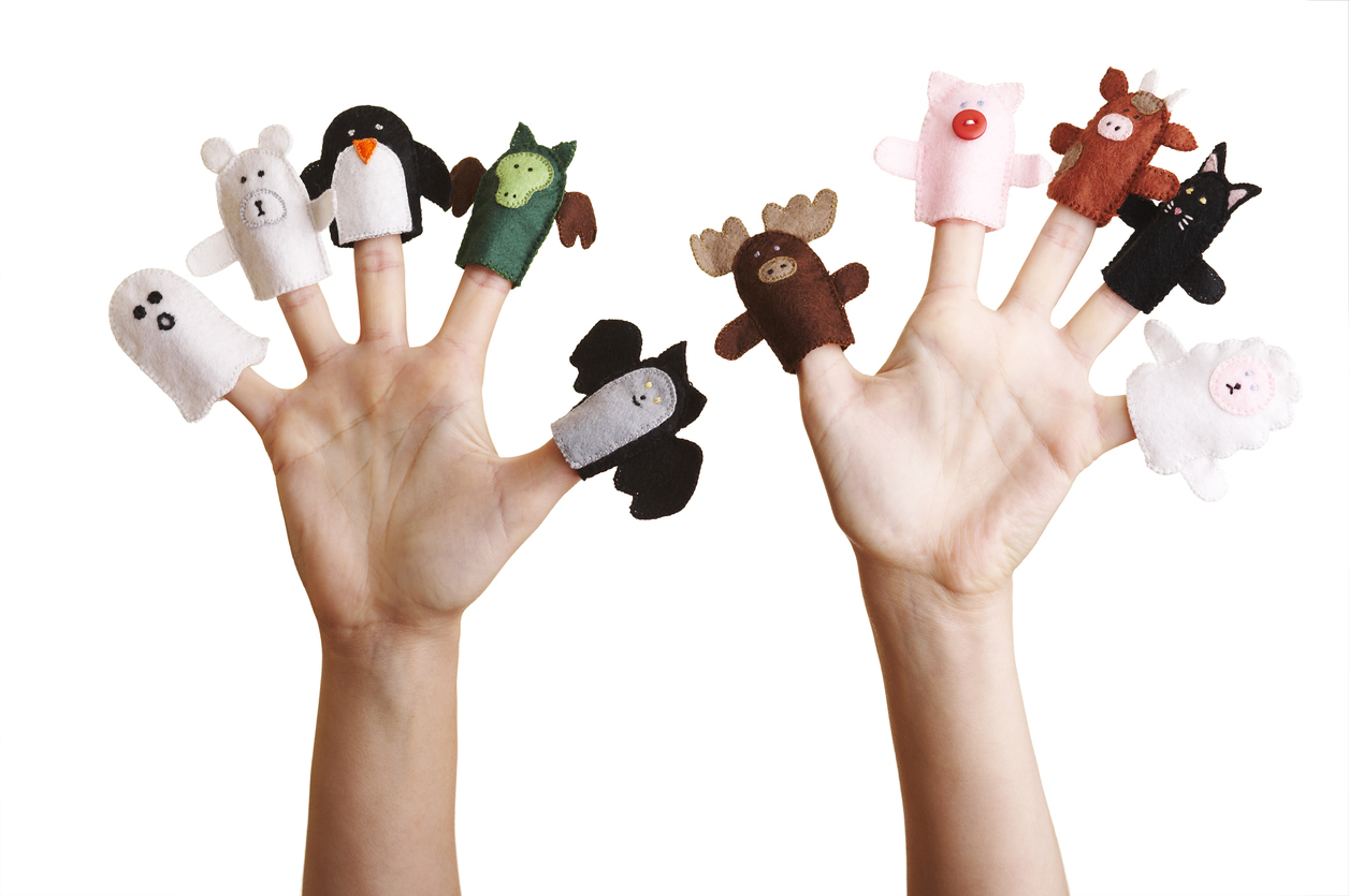Finger puppets.