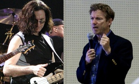 Rush is suing politician Rand Paul for copyright infringement. 