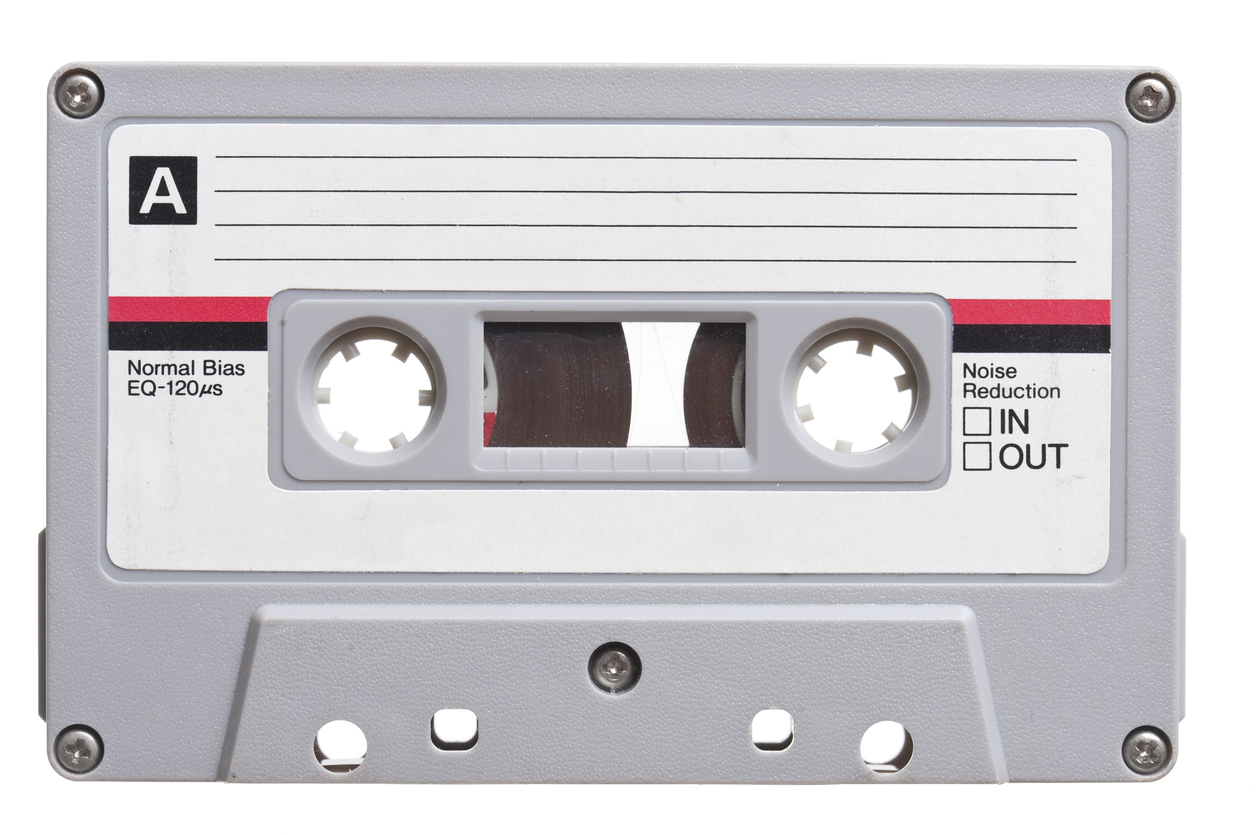 Cassette tape.