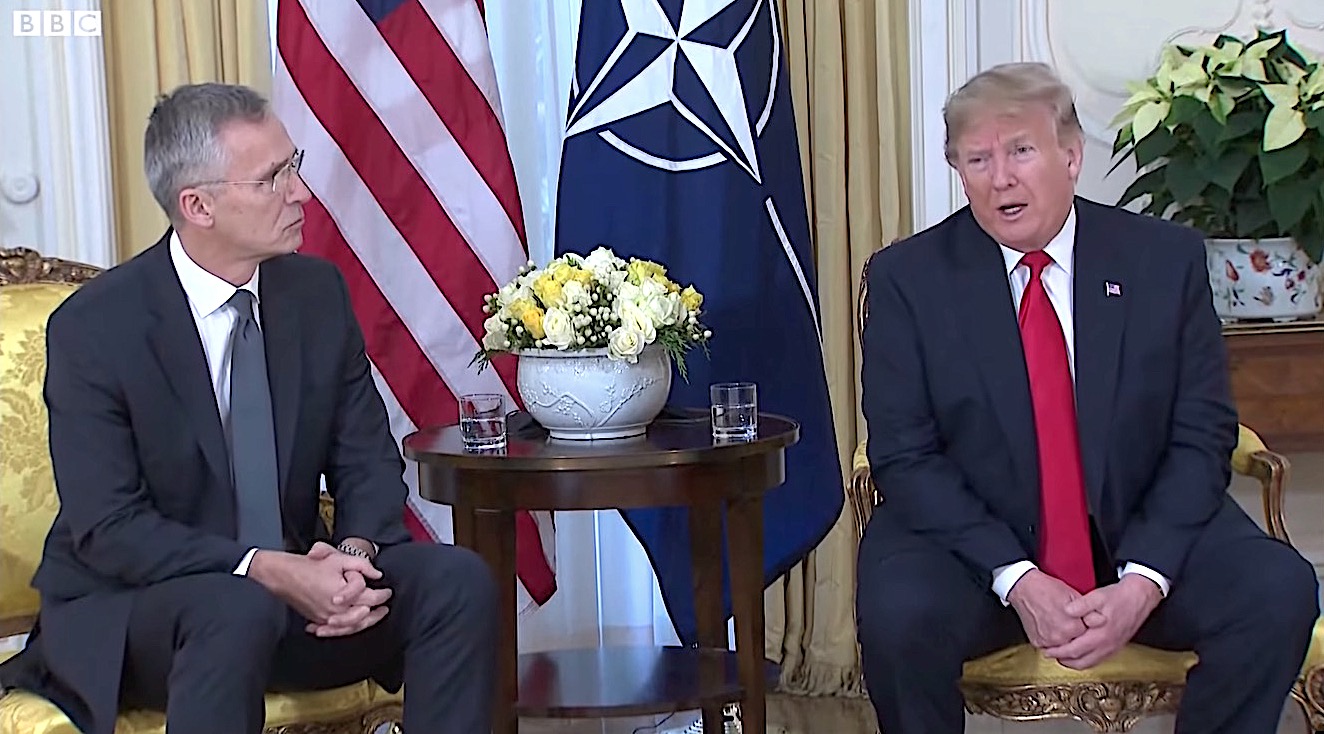 President Trump and NATO Secretary General Jens Stoltenberg