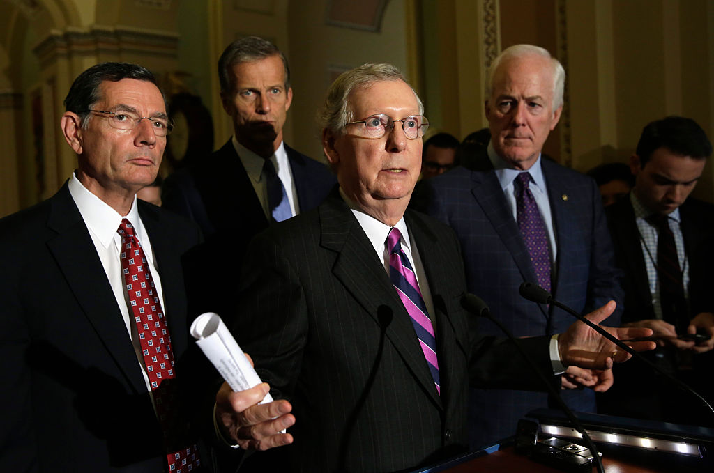 Senate Majority Leader Mitch McConnell discusses 9/11 lawsuit bill
