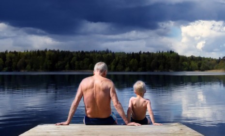 As men age, they are increasingly susceptible to environmental effects, such as radiation, which cause genetic mutations that can be passed onto their offspring.