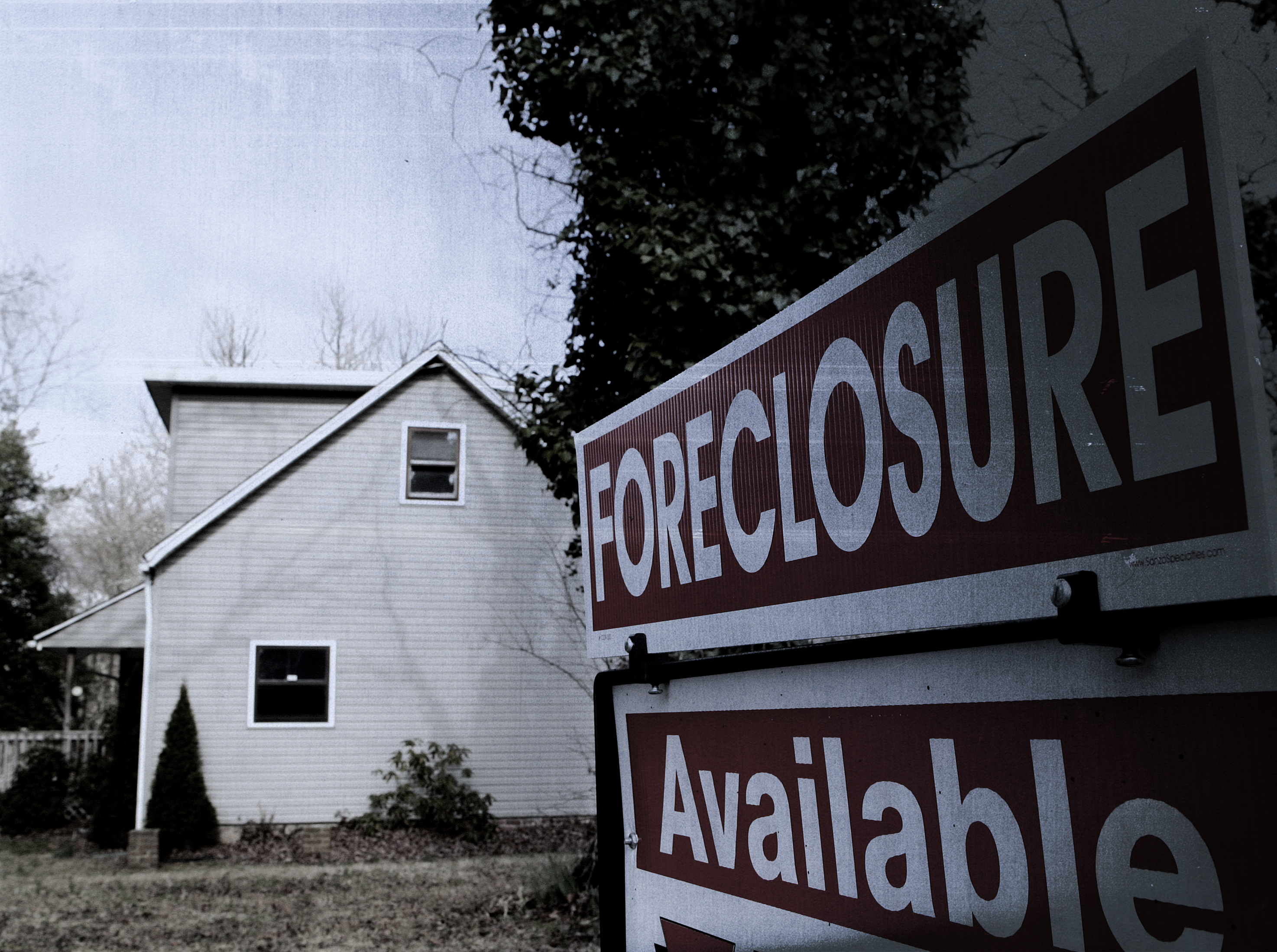 A foreclosed house.