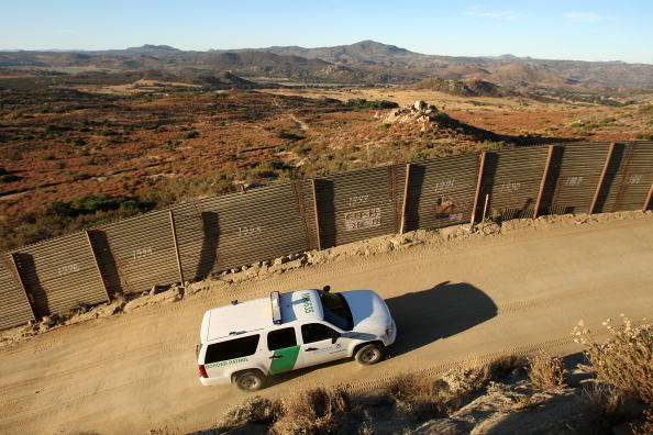 Border patrol on the U.S.-Mexico border.