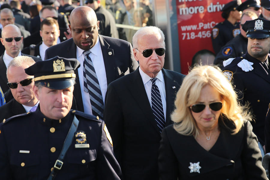 Joe Biden delivers eulogy at NYPD officer Rafael Ramos&#039; funeral