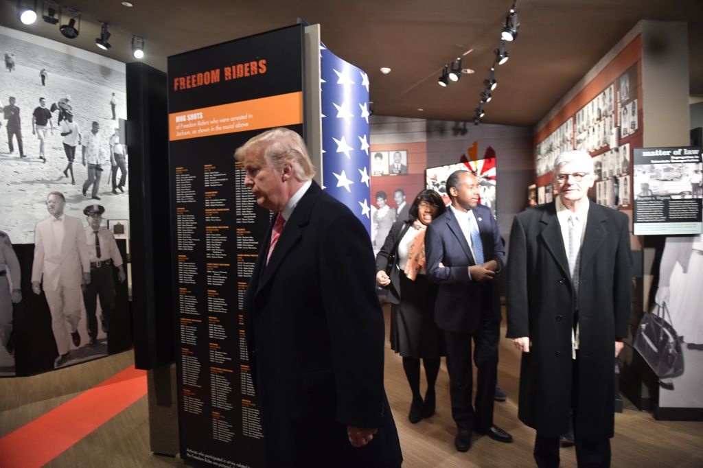 President Trump visits the Mississippi Civil Rights Museum