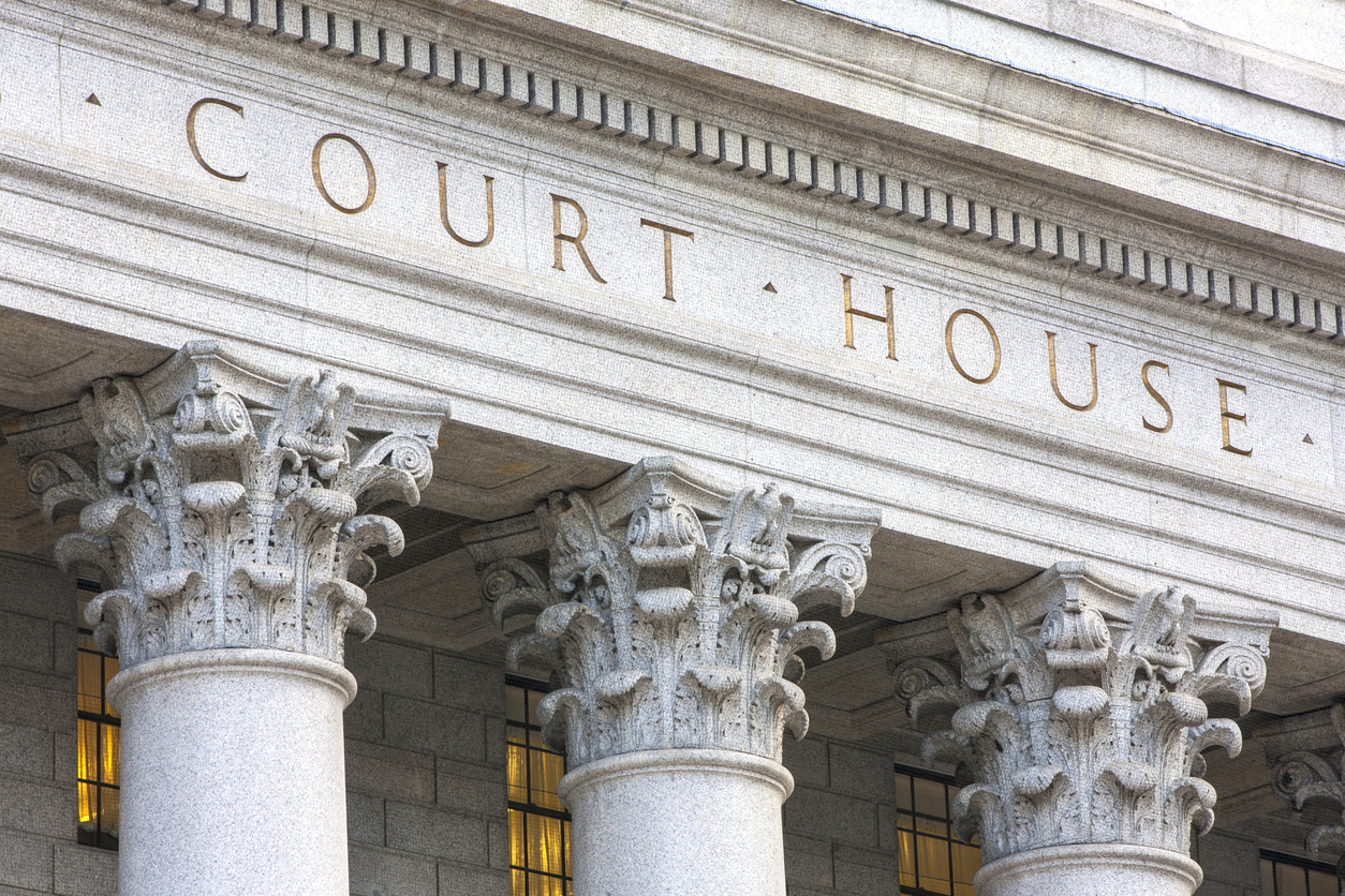 Court house pillars.